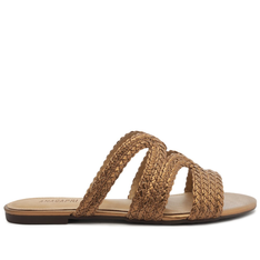 Rasteira Bronze Anacapri Trançada