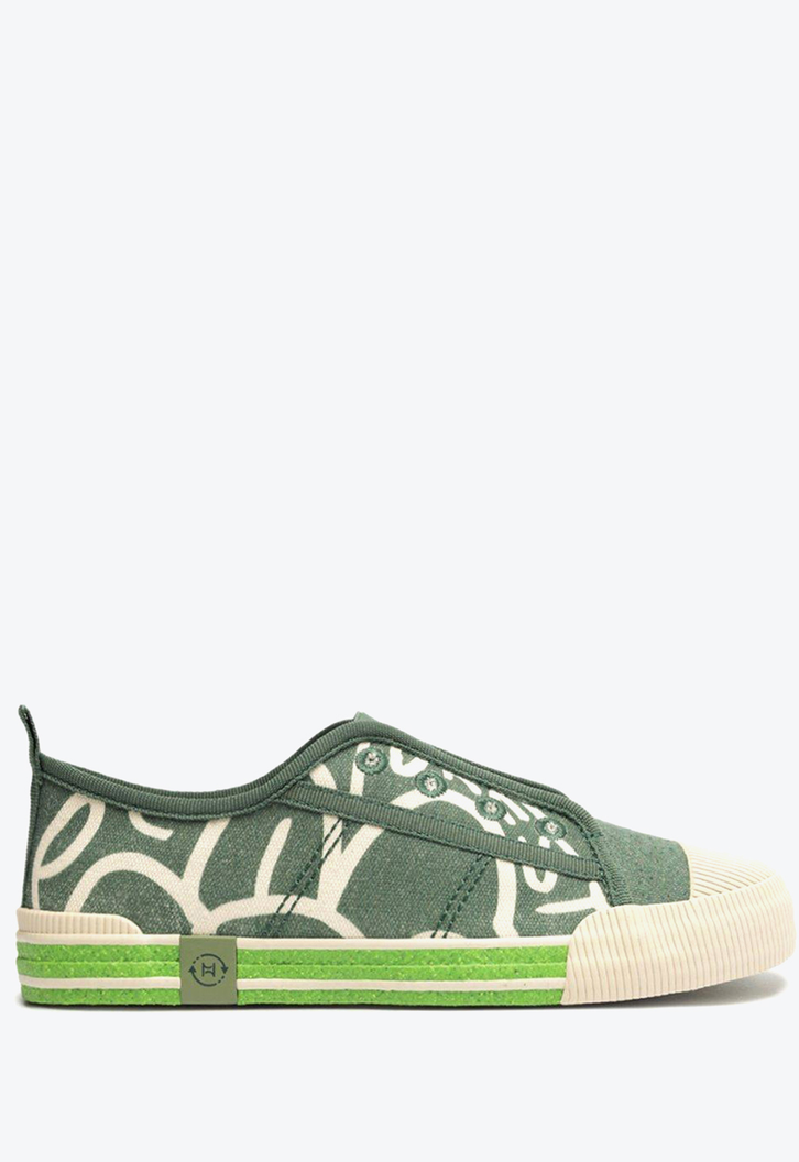 Tênis Casual Lume Print Verde