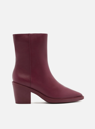 Bota Western Marrom Arezzo Couro Cano Médio