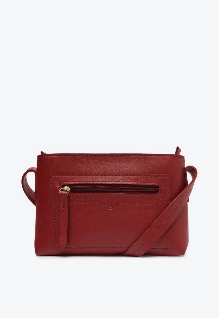 Bolsa Tiracolo Roxa Anacapri Bolso Frontal Média