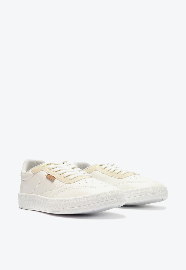 Tênis Branco E Amarelo Anacapri Deb