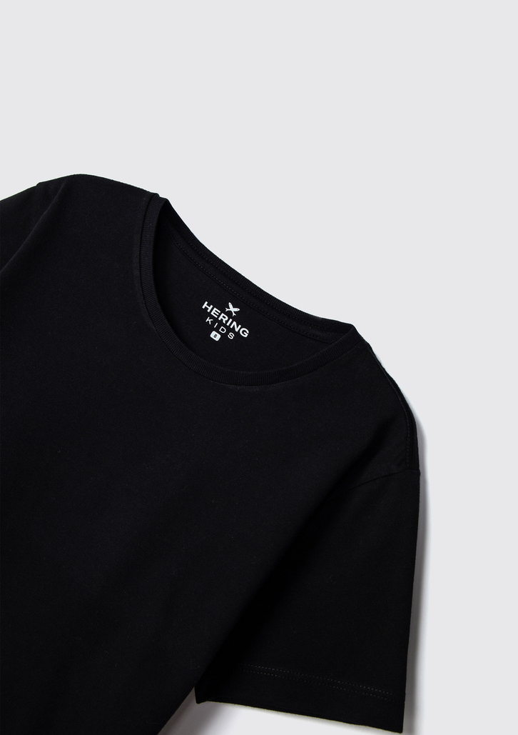 Camiseta Preto Hering Básica Manga Curta Slim