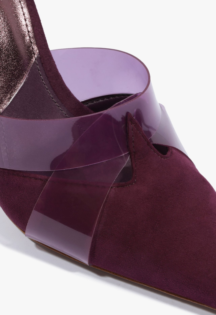 Scarpin Vinil Roxo
