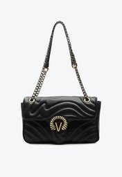 Bolsa Tiracolo Preto Vicenza Lily Média