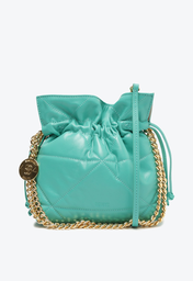 Bolsa Mini Bucket Verde Schutz Greta Couro