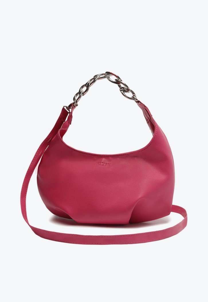 Bolsa Crossbody Rosa Anacapri Baguete Corrente Média