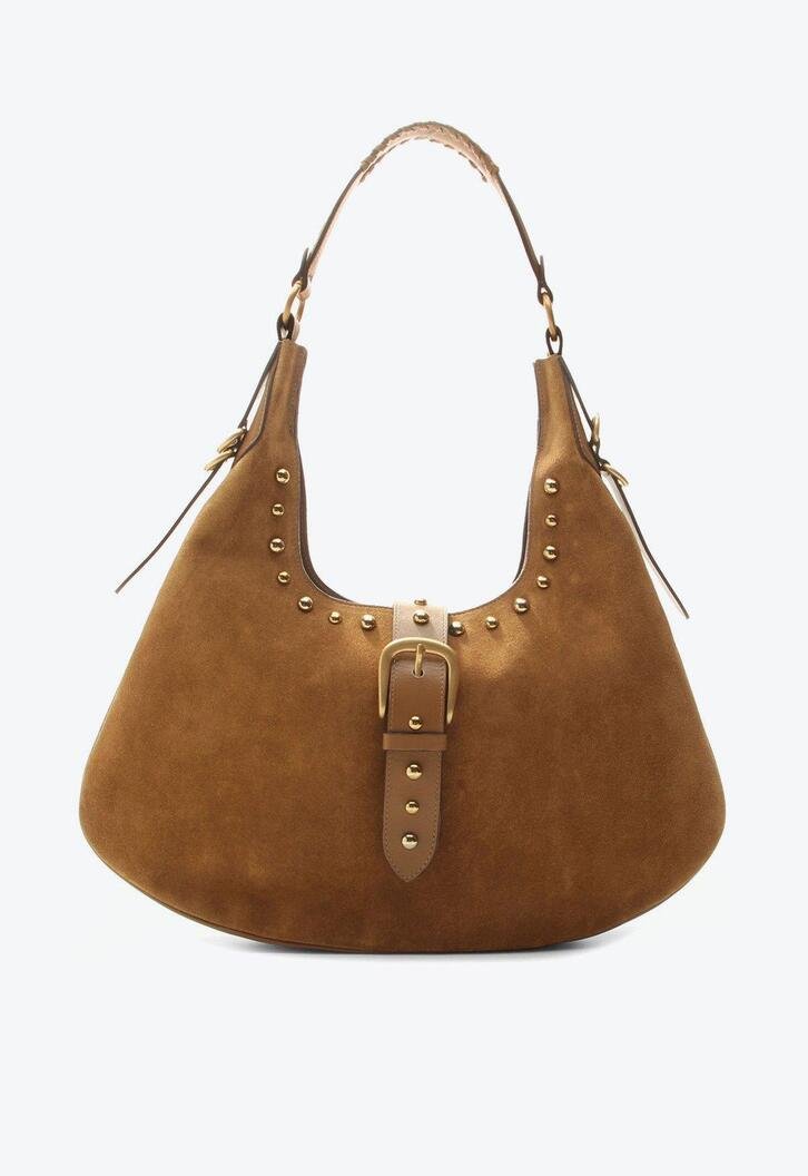 Bolsa Hobo Lauren Grande Caramelo