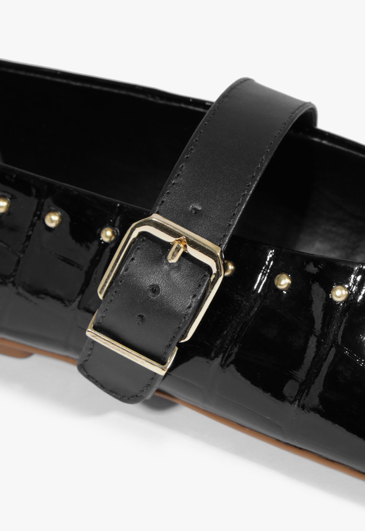 Sapatilha Verniz Preto