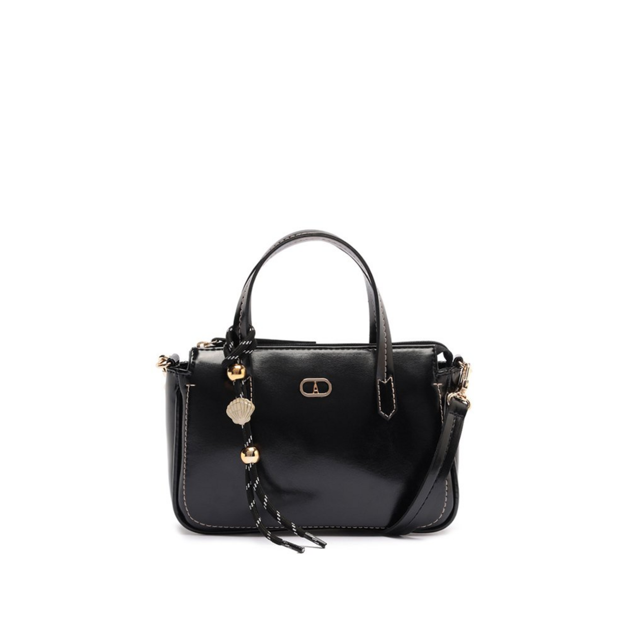 Bolsa Tote Média Bag Charms Fun Preta | ZZ MALL