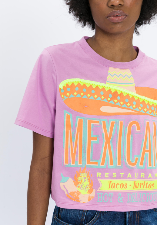 T-shirt Mexican Roxo MYFT