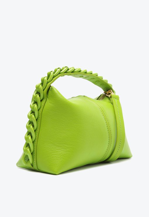 Bolsa Mini Hobo Randall Couro Verde