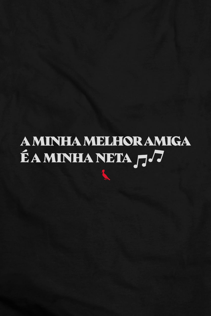 Camiseta Preta  Reserva Fem Amiga Neta