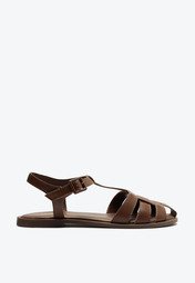 Sandália Marrom Anacapri Tiras Huarache