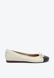 Sapatilha Scarpa Lisa Laço Bege