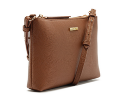 Kit de Bolsa Tiracolo Média e Porta Cartão Marrom | ZZ MALL