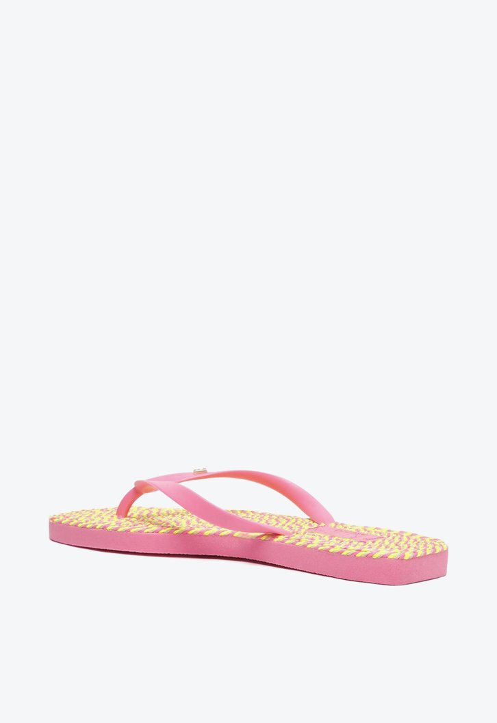 Chinelo De Dedo Rosa Brizza Fluo
