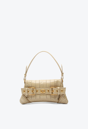 Bolsa Preta Vicenza Shoulder Lien Média | ZZ MALL