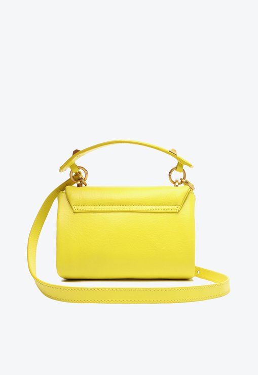 Bolsa Tiracolo Jordy Couro Amarela