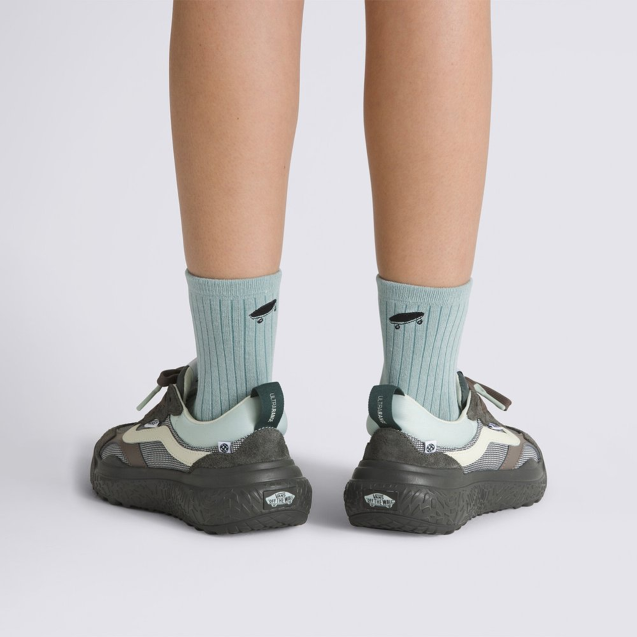 Meia Kick Knit Crew Gray Mist 36/9 | ZZ MALL