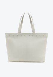 Bolsa Shopping Branca Anacapri Média Detalhe Rebites