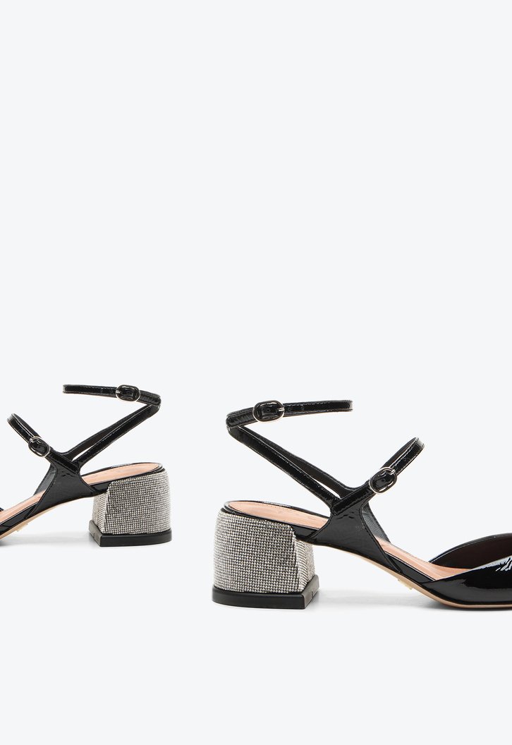 Slingback Preto Vicenza Abigail