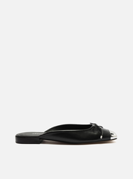 Mule Vermelha Arezzo Couro Biqueira Laço | ZZ MALL Mule Vermelha Arezzo Couro Biqueira Laço | ZZ MALL