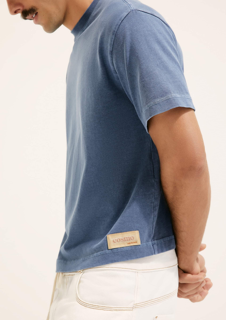 Camiseta Azul Hering Oversized Hering + Cosmo