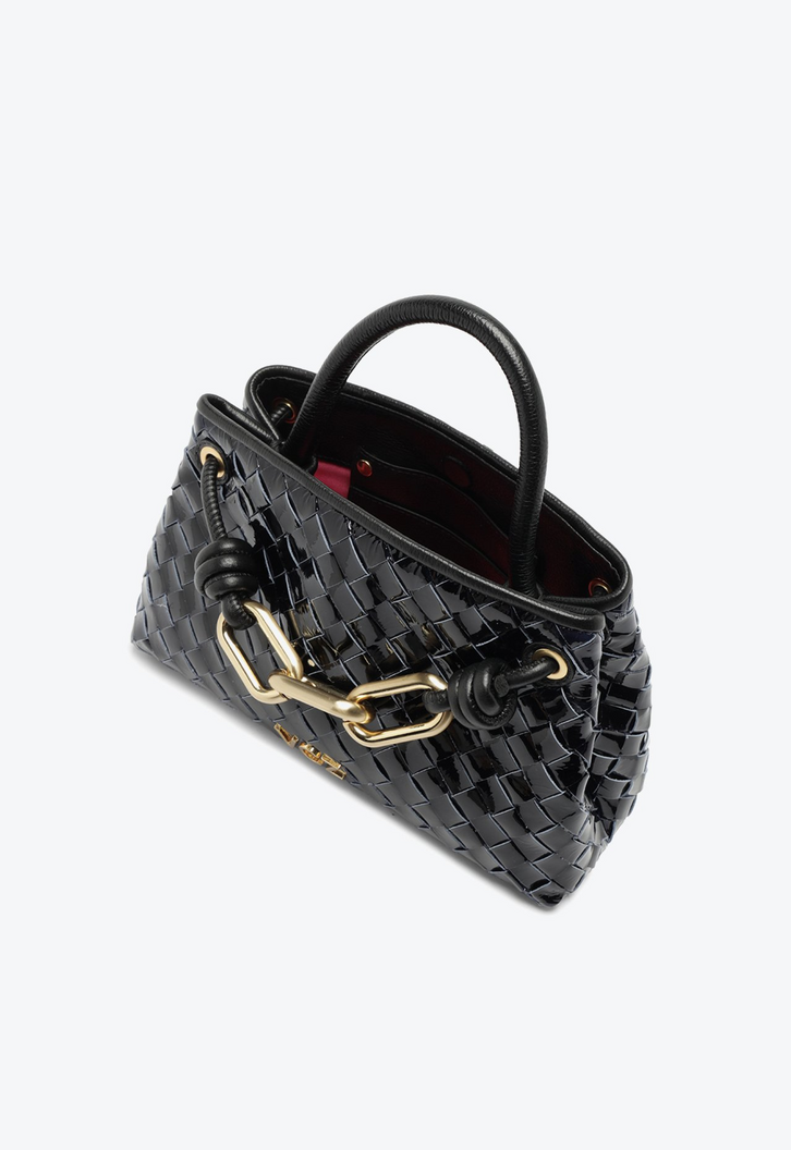 Bolsa Tote Mika Média Preto | ZZ MALL