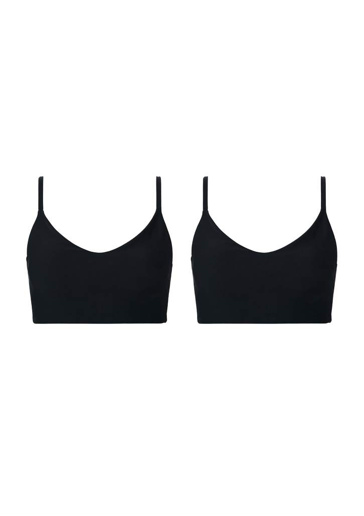 Kit 2 Tops  Preto Hering Esportivos Proteção UV