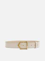 Cinto Off-white Arezzo Couro Médio Victória