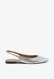 Sapatilha Prata Anacapri Slingback