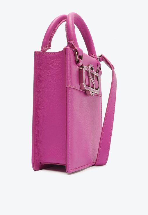 Bolsa Tiracolo Schutz Smolz Annie Couro Rosa