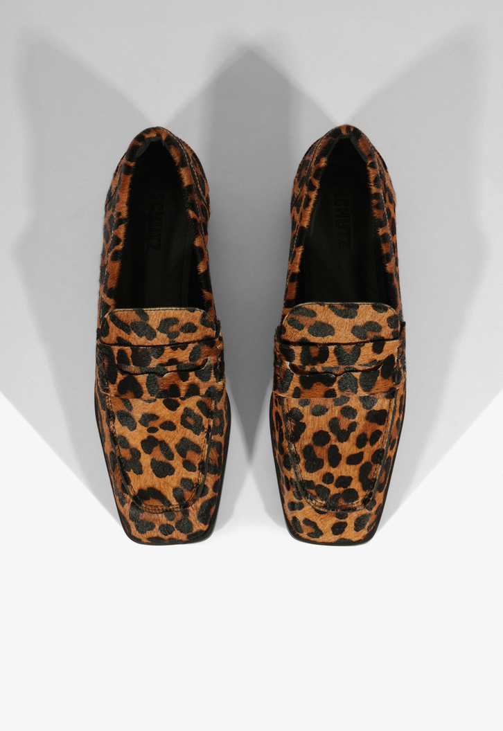 Loafer Fresh Boho Couro Animal Print