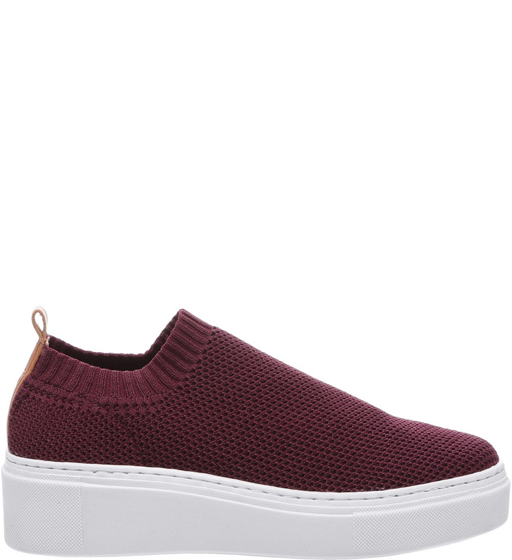Tênis Slip On Tricot Garnet