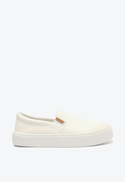 Slip On Flatform Branco Anacapri Tênis Liso Básico