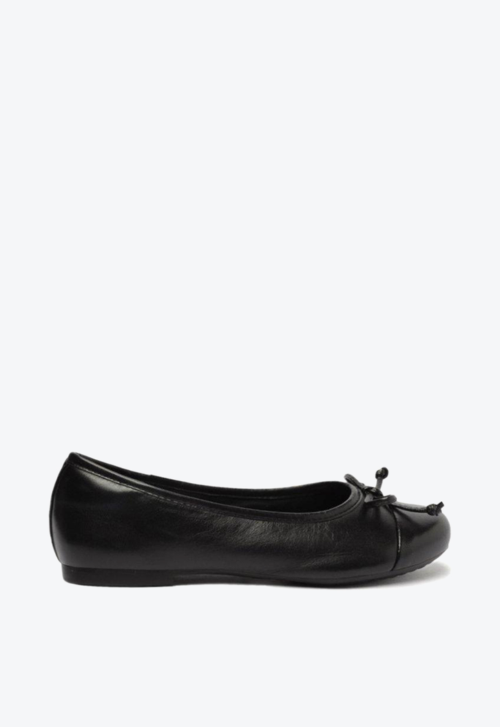 Sapatilha Infantil Preta Arezzo Bico Redondo Ballerina