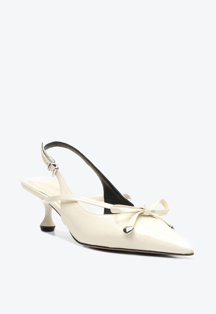 Slingback Blossom Bege