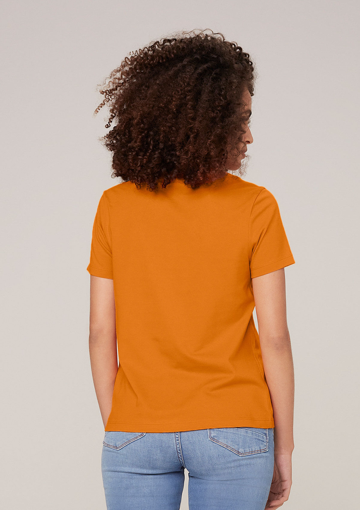Blusa Laranja Dzarm Manga Curta