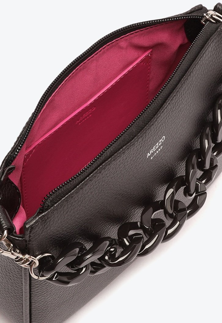 Bolsa Tiracolo Preta Iara Pequena Sporty Club