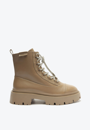 Bota Coturno Marrom Schutz Kaile Brilho