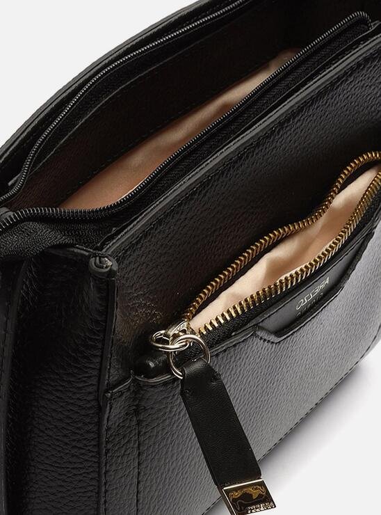 BOLSA TIRACOLO PRETA AREZZO EMILLY PEQUENA