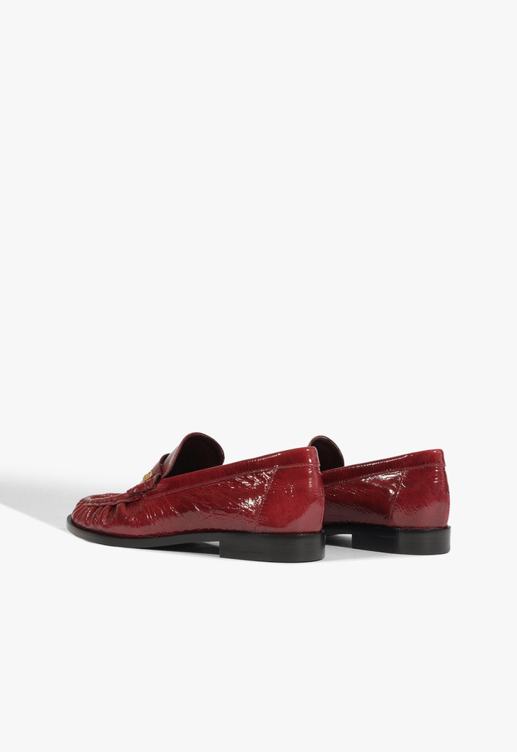 Mocassim Couro Vermelho