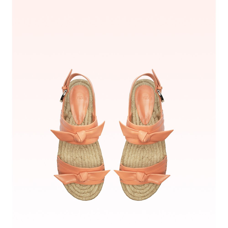 Clarita Espadrille Sandal 30 Coral Blossom