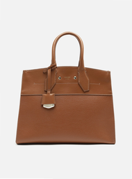 Bolsa Tote Marrom Giorno Grande Moldura
