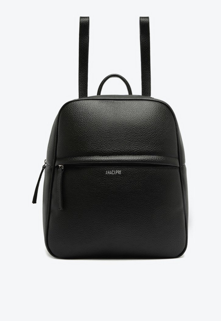 Mochila Média Zíper Básica Preta
