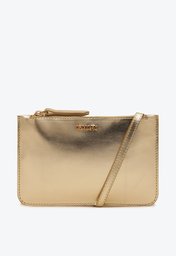 Bolsa Crossbody Dourada Anacapri Média Minimal