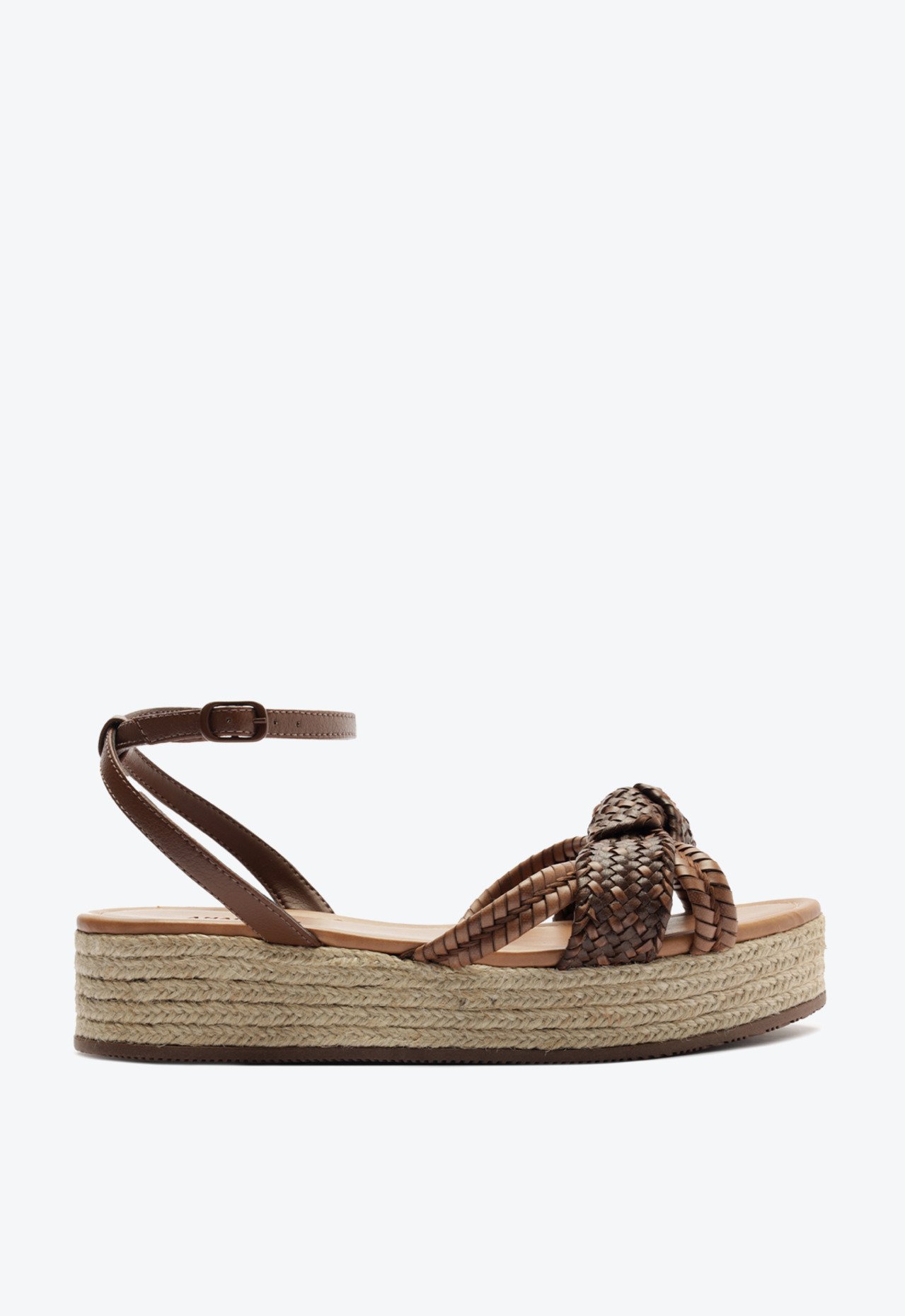 wdmap200l様 Sandália Plataforma Marrom Anacapri Tratorada Detalhe Verde