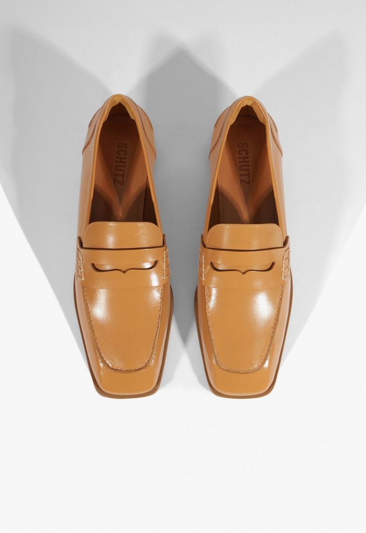 Loafer Fresh Boho Couro Marrom