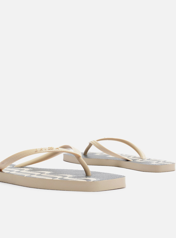Chinelo de Dedo Branco Square Copacabana