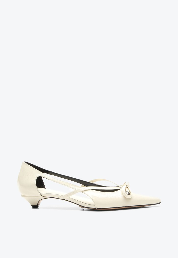 Scarpin Blossom Bege
